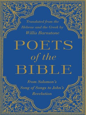 cover image of Poets of the Bible